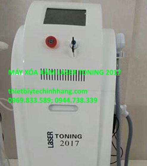 MÁY XÓA XĂM LASER TONING 2017