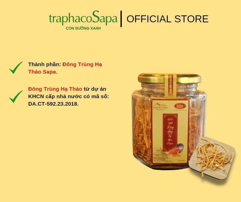  Đông trùng hạ thảo Sapa khô 10g 