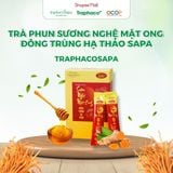  Trà Phun Sương Nghệ Mật Ong Đông Trùng Hạ Thảo Sapa TRAPHACOSAPA Giảm Mệt Mỏi Nâng Cao Cuộc Sống Hộp 20 Gói 