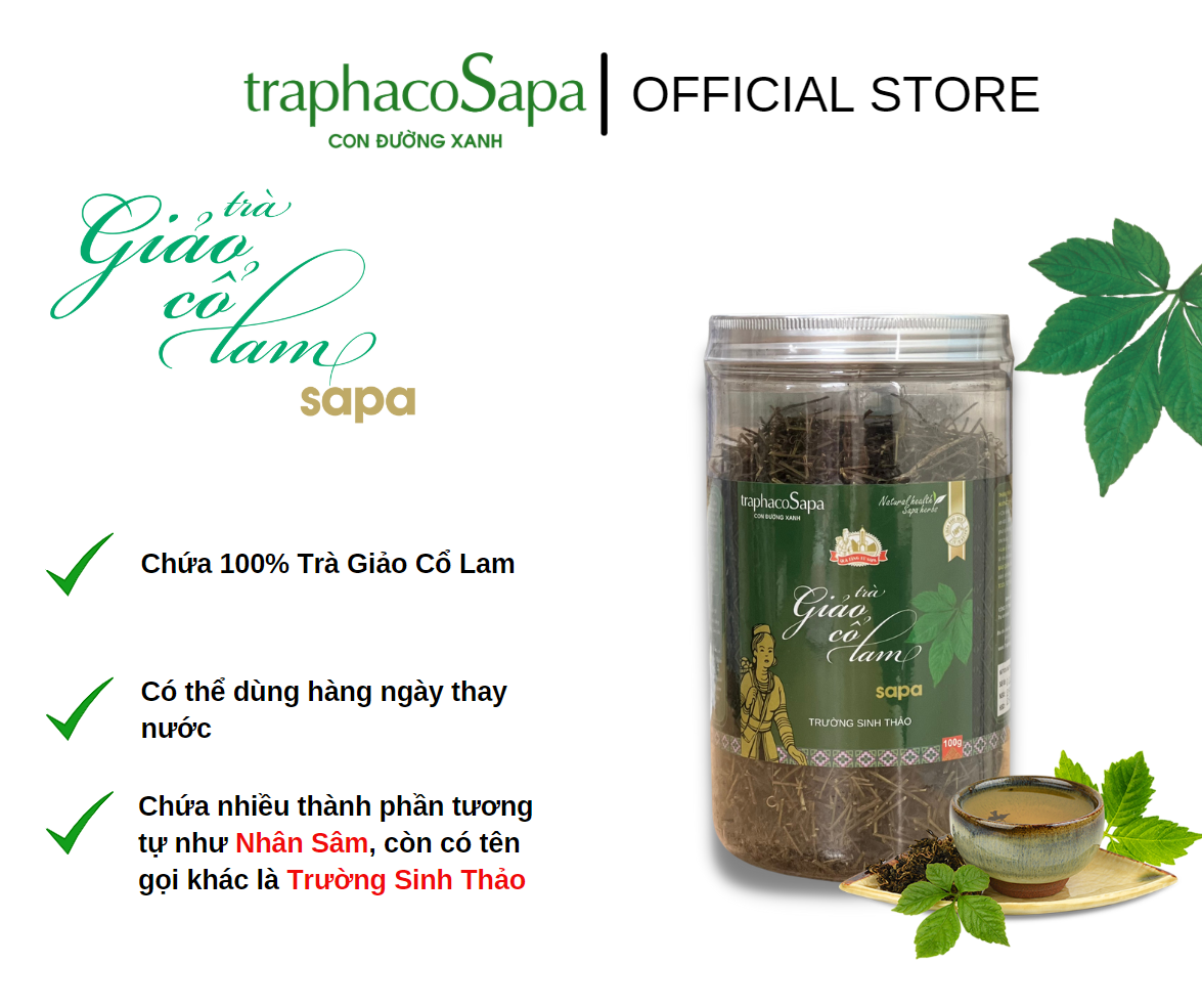  Trà giảo cổ lam Sapa 100g 