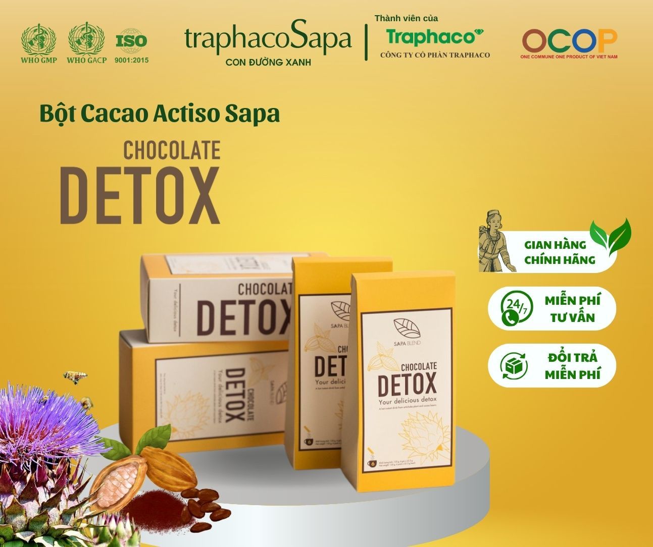  Chocolate Detox - Hộp 12 gói 