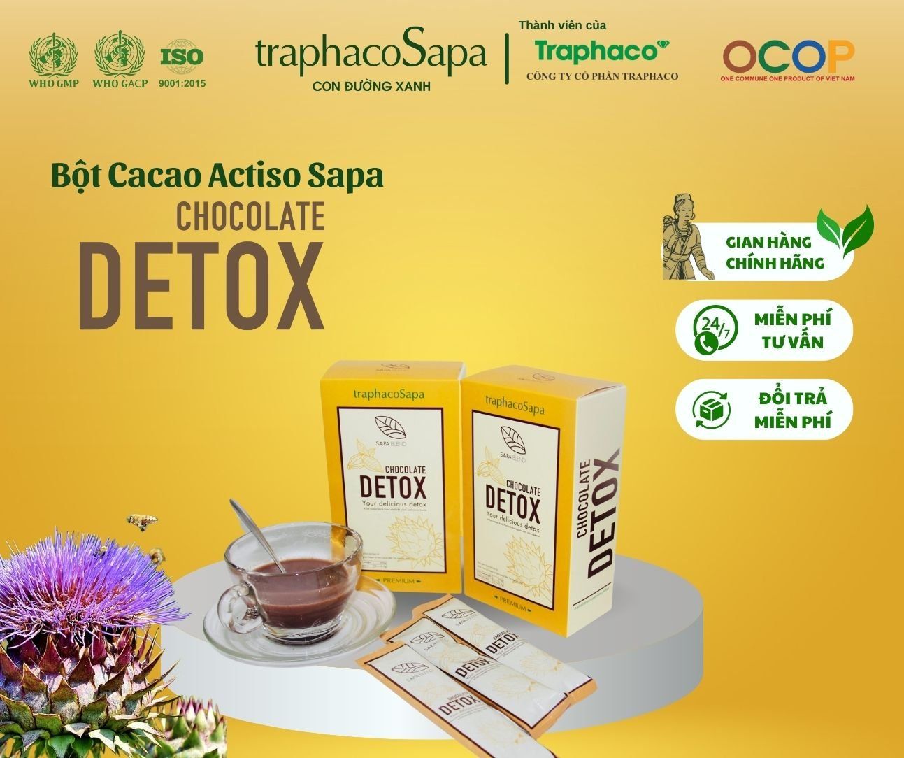  Chocolate Detox - Hộp 12 gói 