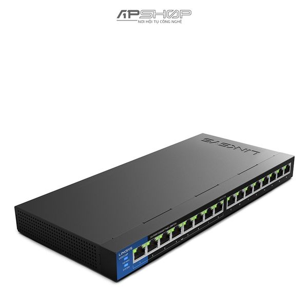 Switch Linksys LGS116P 16Port Desktop Gigabit PoE Switch - Hàng chính hãng