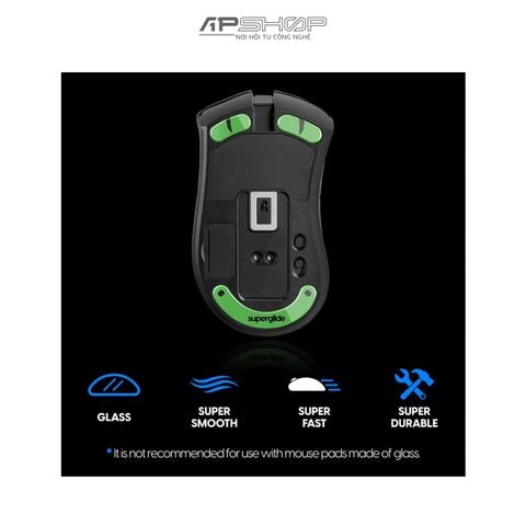 Feet chuột thủy tinh Pulsar Superglide for Razer Deathadder V2 Pro / V2 X HyperSpeed