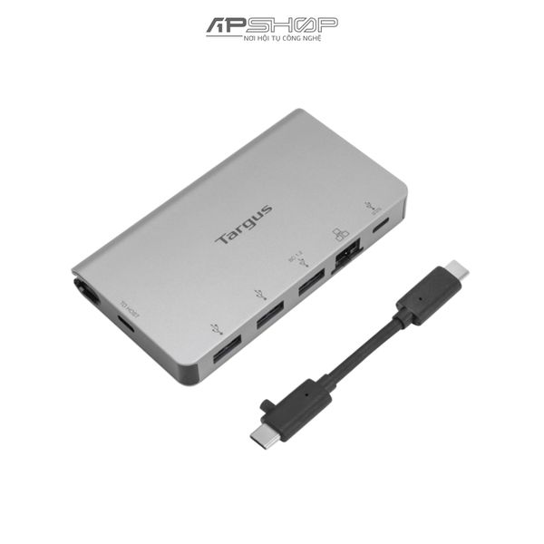 Hub USB C Ethernet Adapter with 3x USB-A Ports and 1x USB-C Port with 100W PD Pass-Thru Targus