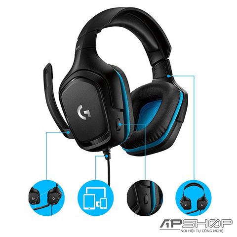 Logitech G431 7.1 Surround Sound Gaming