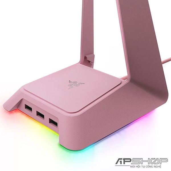 Giá treo tai nghe Razer Base Station Chroma Quartz Pink