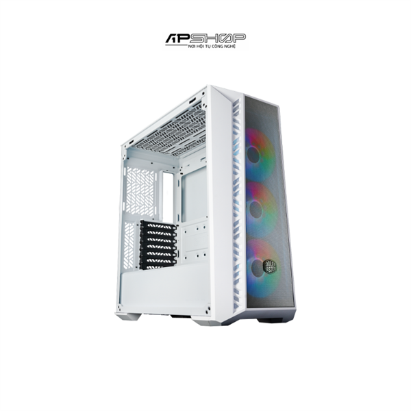 Case Cooler Master MasterBox 520 Mesh ARGB White | Chính hãng