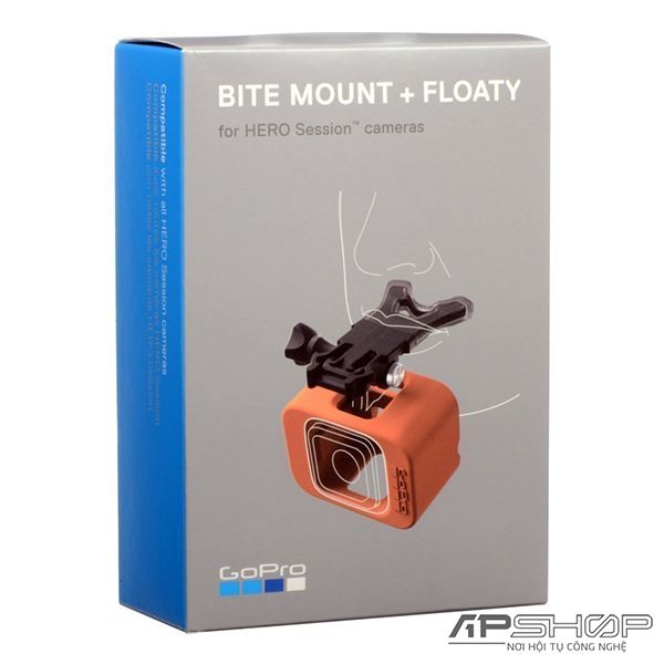 Phụ kiện GoPro Bite Mount + Floaty (HERO8 Black)