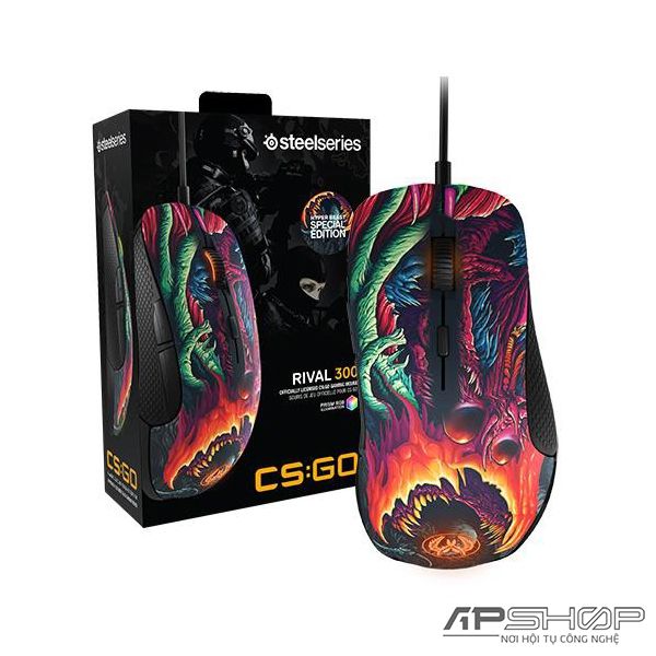 Chuột SteelSeries Rival 300 CS:GO Hyperbeast Edition