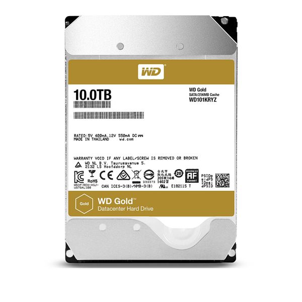 Western 10TB 7200RPM Gold