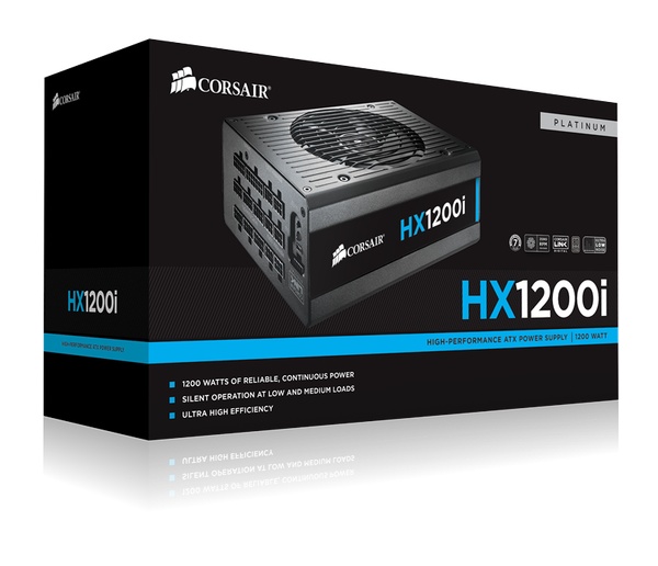 Nguồn Corsair HX1200i - 80 Plus Platinum - Full Modul