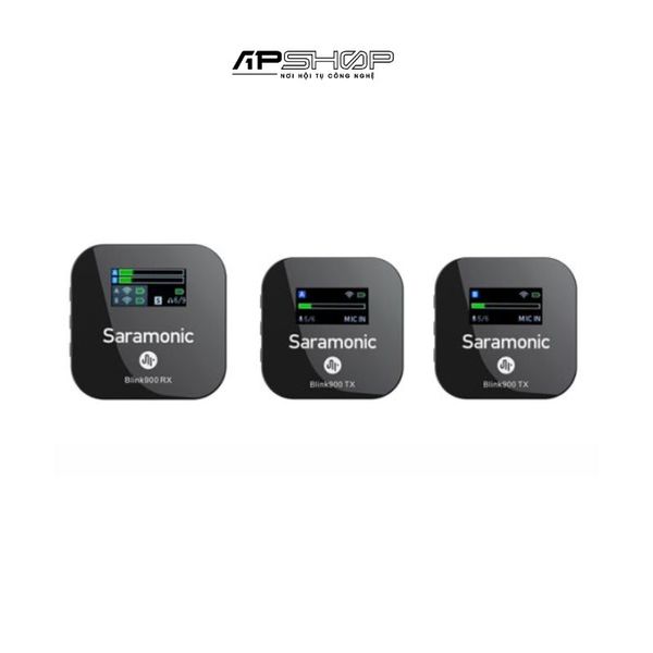 Bộ micro không dây Saramonic Blink900 B2 | Cổng 3.5mm