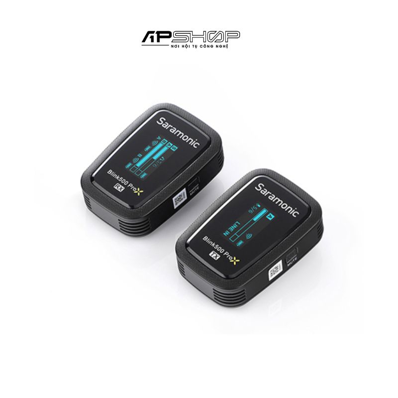 Bộ micro không dây Saramonic Blink500 ProX B1 | Cổng 3.5mm có hộp sạc