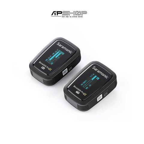 Bộ micro không dây Saramonic Blink500 ProX B1 | Cổng 3.5mm có hộp sạc