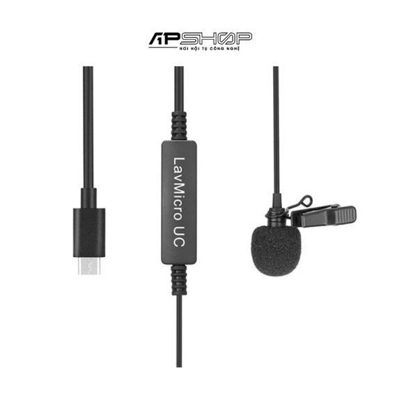 Micro có dây Saramonic LavMicro UC | Cổng USB C