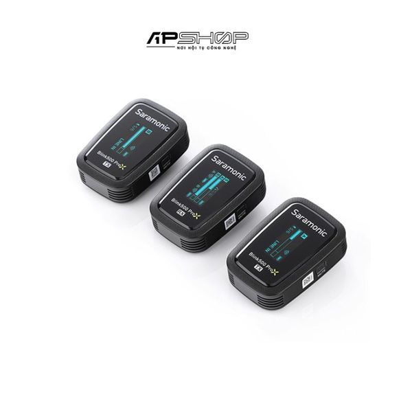 Bộ micro không dây Saramonic Blink500 ProX B2 | Cổng 3.5mm có hộp sạc