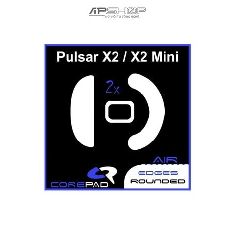 2 bộ Feet chuột PTFE Corepad Skatez AIR Pulsar X2 / X2 Mini Wireless