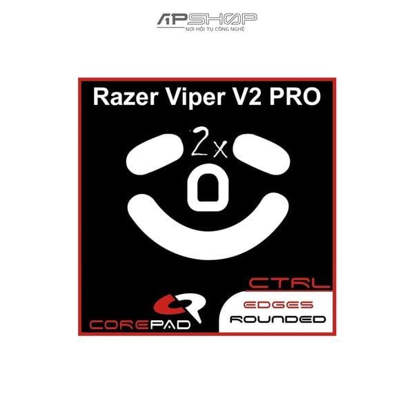 2 bộ Feet chuột PTFE Corepad Skatez CTRL Razer Viper V2 PRO Wireless