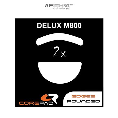 2 bộ Feet chuột PTFE Corepad Skatez Delux M800 Series
