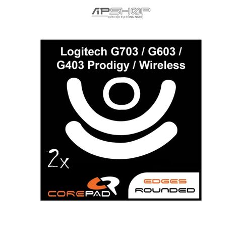2 bộ Feet chuột PTFE Corepad Skatez Logitech G703/ G603/ G403