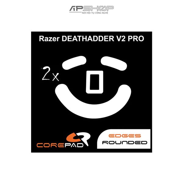 2 bộ Feet chuột PTFE Corepad Skatez Razer DeathAdder V2 Pro / DeathAdder V2 X HyperSpeed