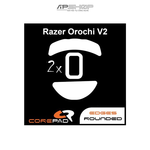 2 bộ Feet chuột PTFE Corepad Skatez Razer Orochi V2