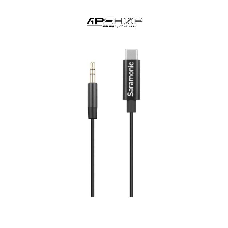 Phụ kiện cáp Saramonic 3.5mm TRS Male (đực) ra USB C (đực) C2001