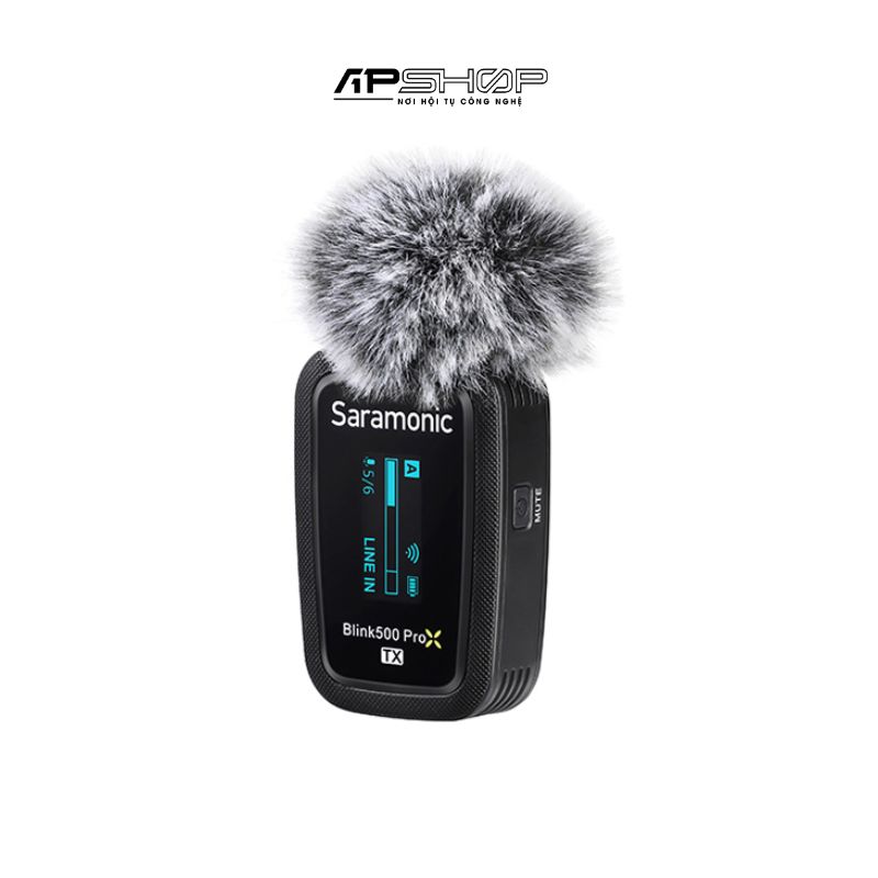 Bộ micro không dây Saramonic Blink500 ProX B1 | Cổng 3.5mm có hộp sạc