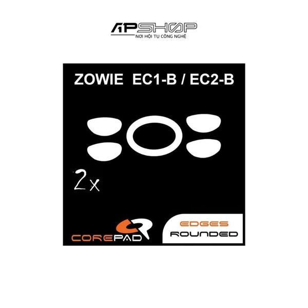 2 Bộ Feet chuột PTFE Corepad Skatez Zowie EC1-B / EC2-B