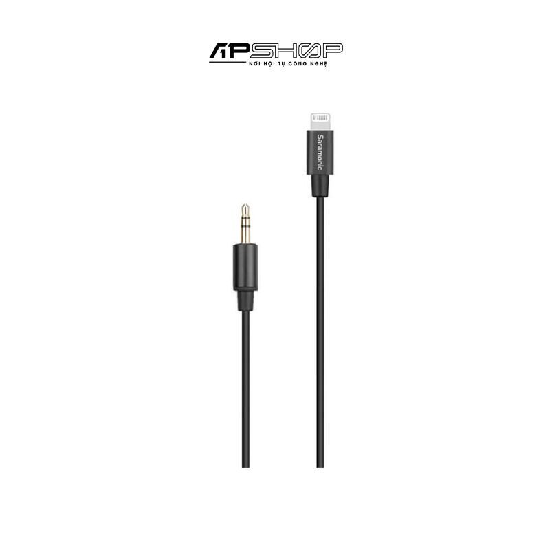 Phụ kiện cáp Saramonic 3.5mm TRS Male (đực) ra Lightning (đực) C2000