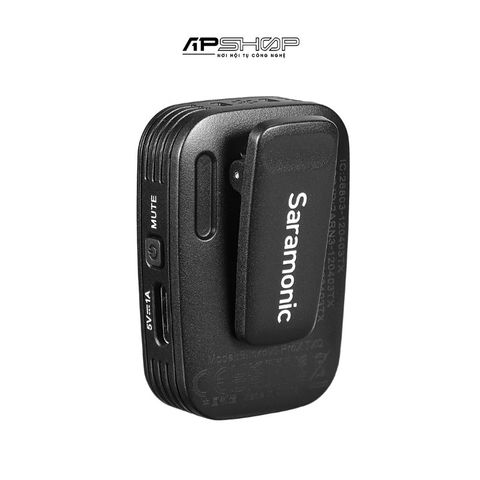 Bộ micro không dây Saramonic Blink500 ProX Q20 | Cổng 3.5mm