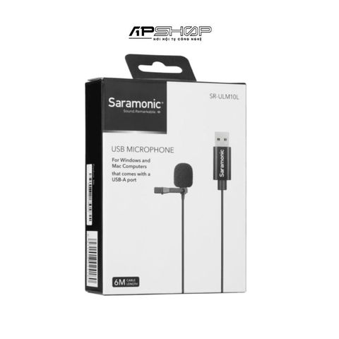 Micro có dây Saramonic ULM10L | Cổng USB A