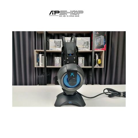 Tai nghe Xiberia K1 Metal Black Blue 7.1 | Chính hãng