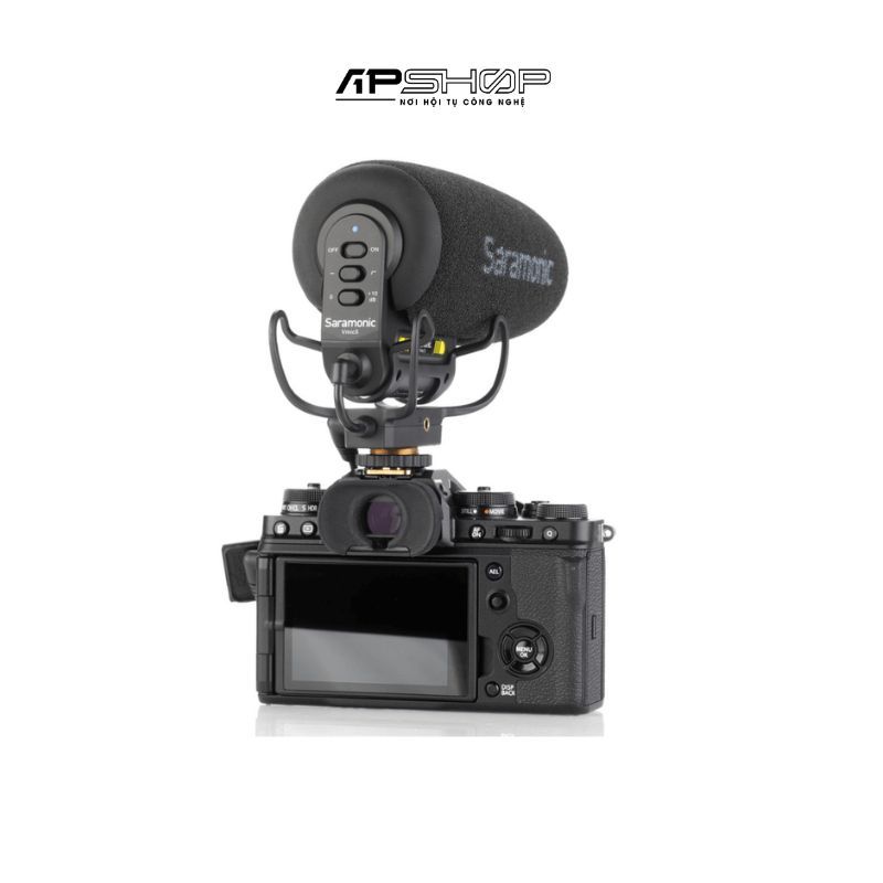 Micro Saramonic thu âm Shotgun Super-Cardioid cho máy ảnh/máy quay Vmic5