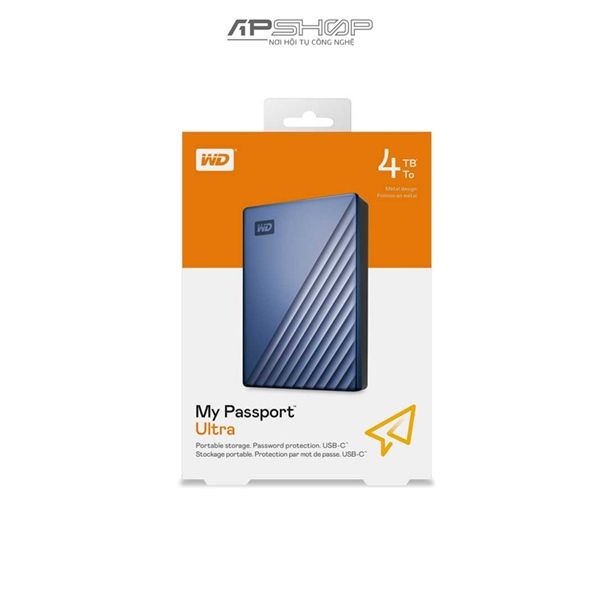 Ổ Cứng Di Động WD My Passport Ultra Blue 2.5