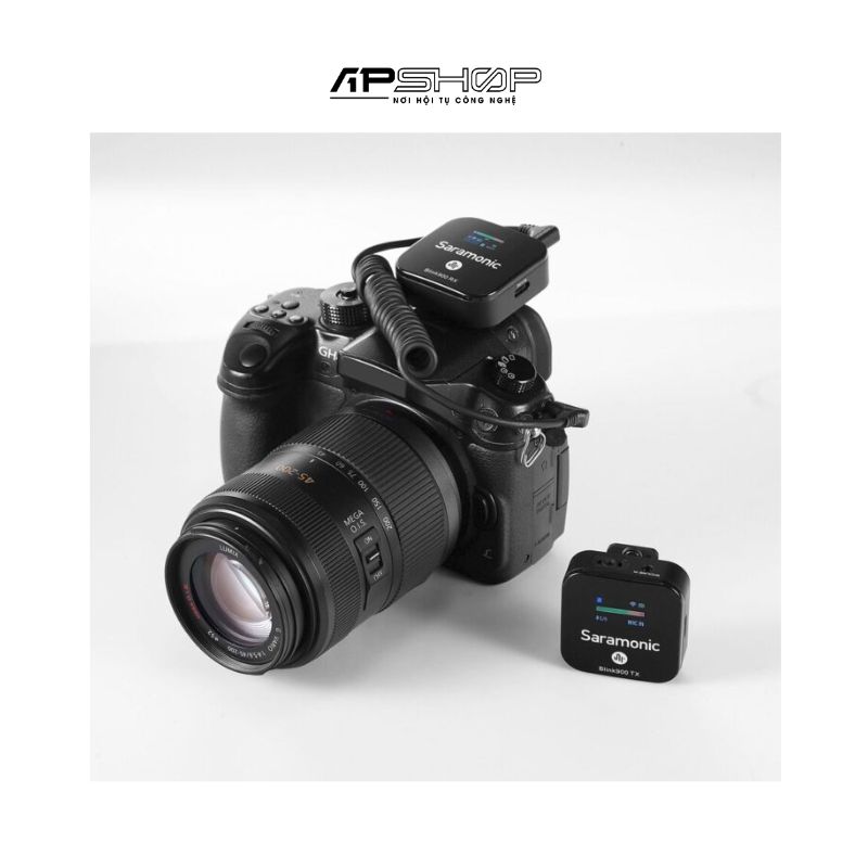 Bộ micro không dây Saramonic Blink900 B1 | Cổng 3.5mm