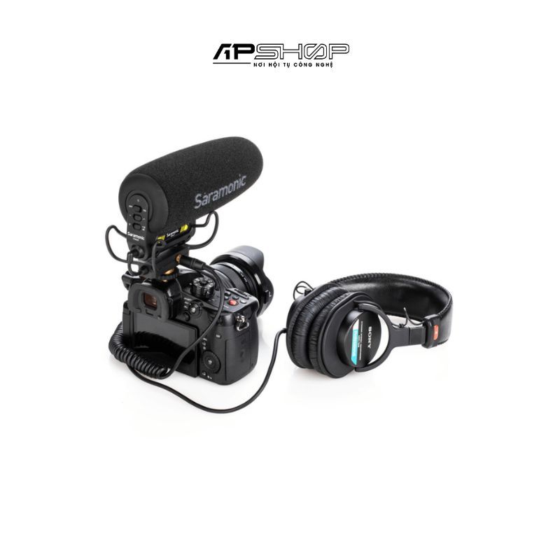 Micro Saramonic thu âm Shotgun Super-Cardioid cho máy ảnh/máy quay Vmic5