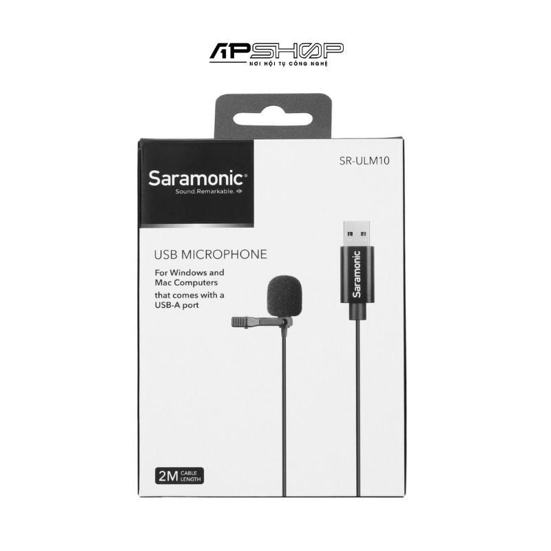 Micro có dây Saramonic ULM10 | Cổng USB A