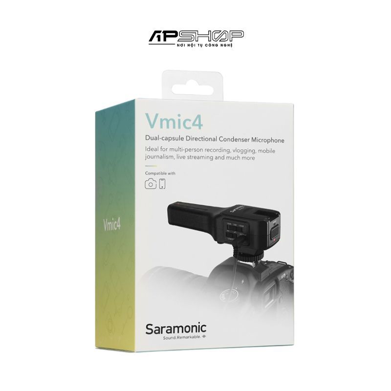 Micro Saramonic Vmic4 cho máy ảnh và điện thoại