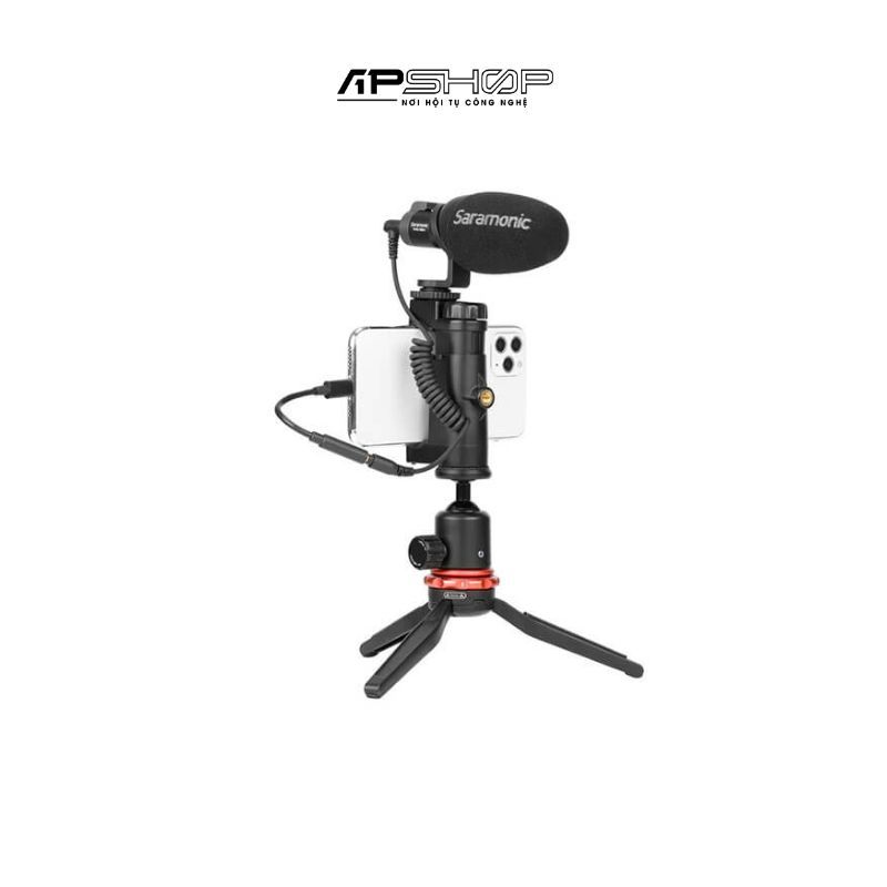 Phụ kiện cáp Saramonic 3.5mm TRRS Female (cái) ra Lightning (đực) C2002