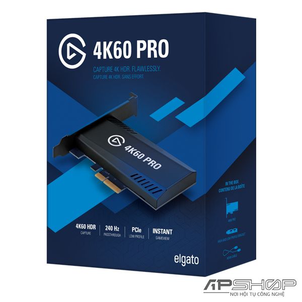 Thiết bị Stream ELGATO 4K60 PRO Card | Chuyên cho Streamer