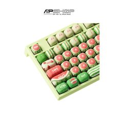 Bàn phím MonsGeek MG108B Watermelon (Multi-modes / RGB / Hotswap )