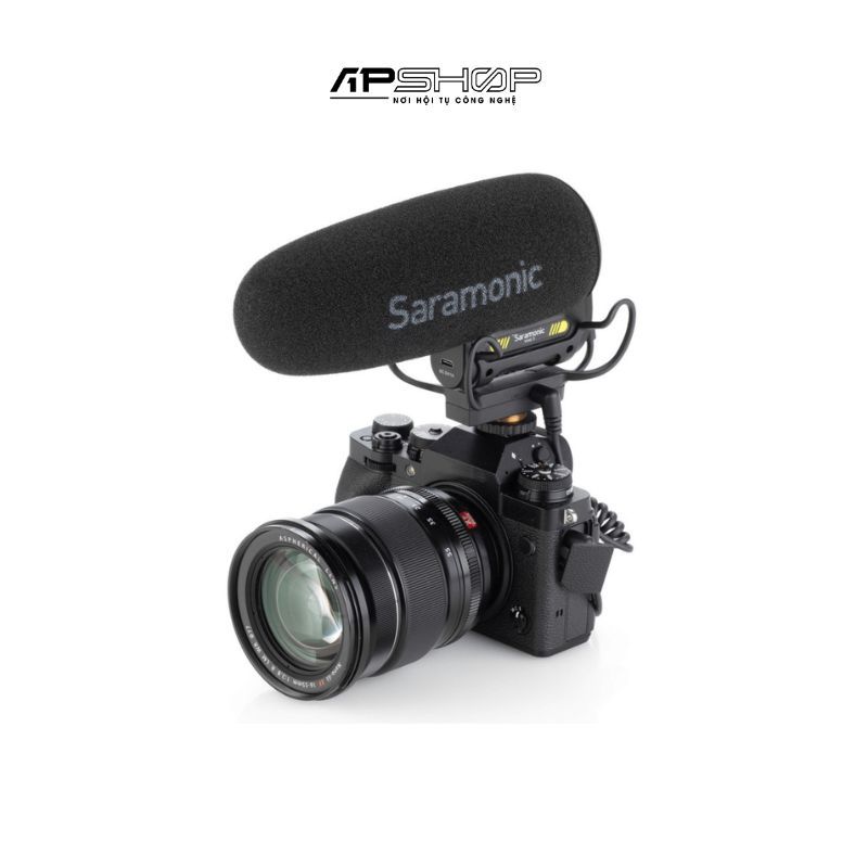 Micro Saramonic thu âm Shotgun Super-Cardioid cho máy ảnh/máy quay Vmic5