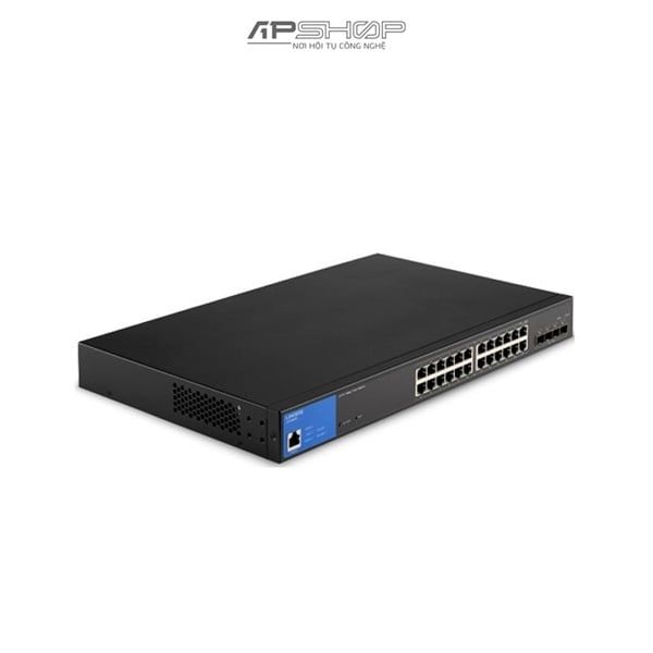 Business Switch Linksys 24 Port Managed Gigabit PoE+ Switch with 4 10G SFP+ Uplinks 410W LGS328MPC-EU | Chính hãng