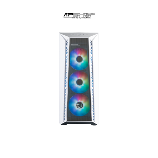 Case Cooler Master MasterBox 520 Mesh ARGB White | Chính hãng