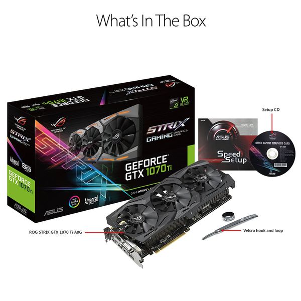 ASUS ROG Strix GTX 1070 Ti A8G Gaming