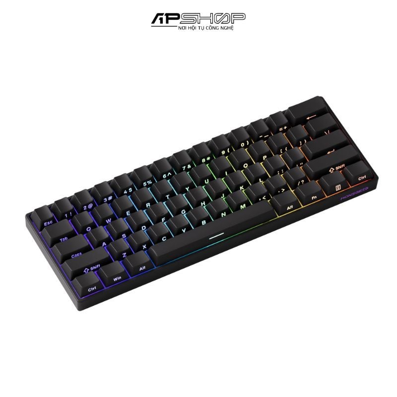 Bàn phím cơ FUN60 Max SP Black Akko Glare Magnetic Switches (Tri-mode) 8K in 2.4G Wireless