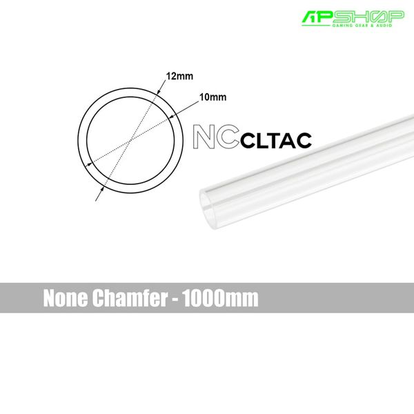 Ống Bitspower None Chamfer Crystal Link Tube OD 12MM - Length 1000MM
