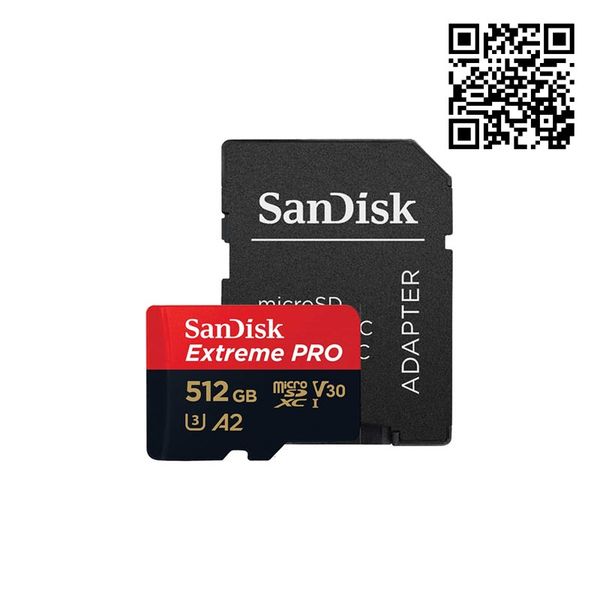 Thẻ Nhớ Sandisk Extreme Pro Micro SDXC, SQXCZ C10 , A2 , U3 , V30 Adapter